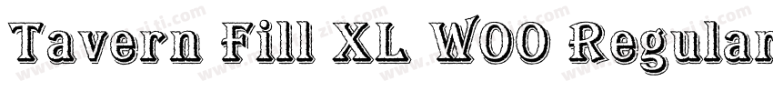 Tavern Fill XL W00 Regular字体转换